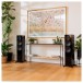 Monitor Audio Silver 500 8G Floorstanding Speakers (Pair), High Gloss Black - lifsetyle 