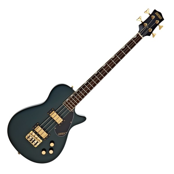 Gretsch Limited Edition Streamliner Jet Club Bass Single-Cut, Gold Hardware, Cadillac Green