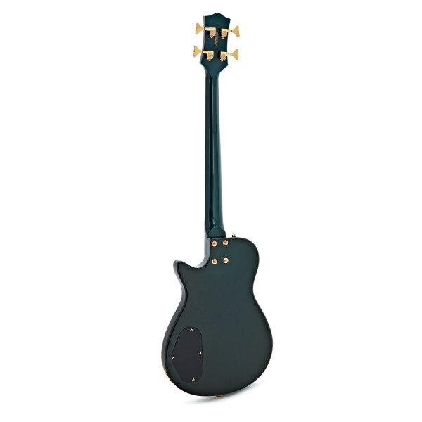 Gretsch Limited Edition Streamliner Jet Club Bass Single-Cut, Gold Hardware, Cadillac Green - back