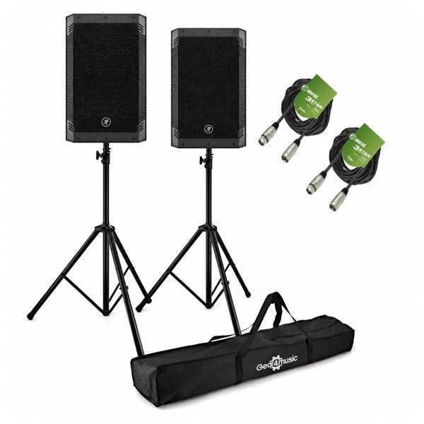 Mackie Thrash 15 V2 15" Active PA Speaker with Stands and Cables