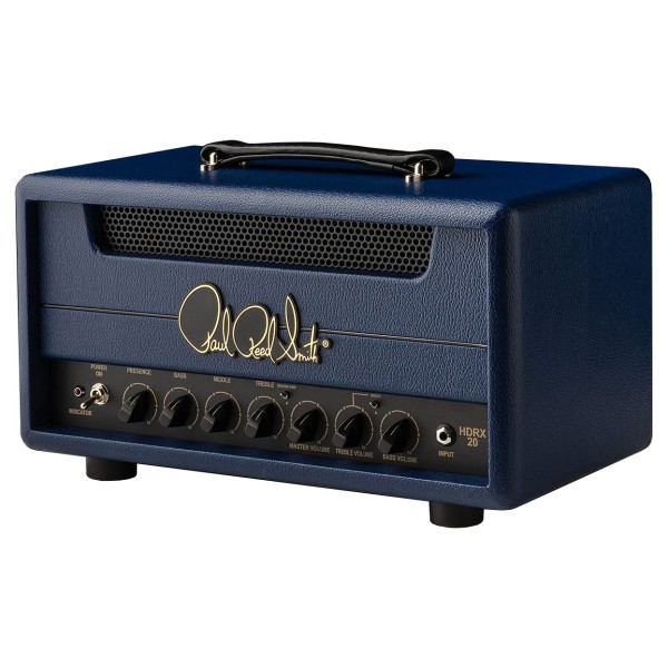 PRS HDRX 20 "Hendrix" Circuit Head, Indigo Blue Tolex Limited Edition - angled shot