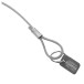 Equinox 75cm PVC Coated Safety Wire with Carabiner, 25kg Load Capacity - Safety Tag