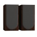 Monitor Audio Silver 100 8G Standmount Speakers (Pair), European Walnut - grille