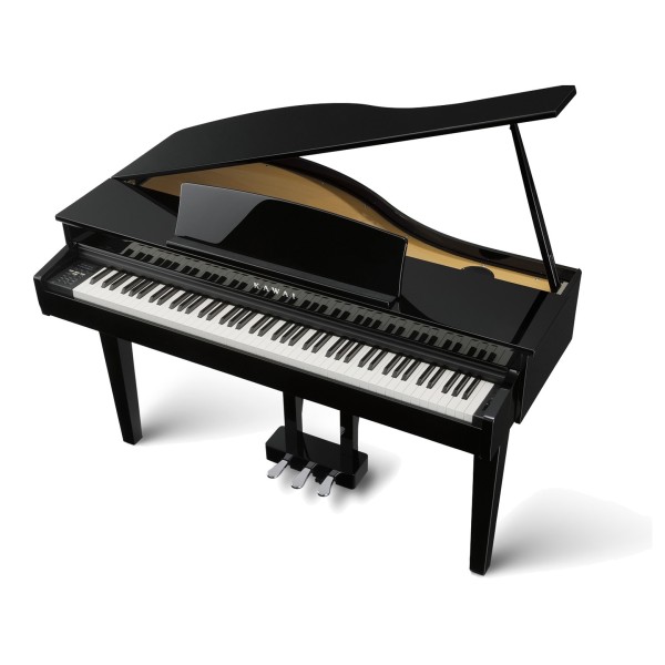 DG30 Digital Grand Piano, Top With Lid Open