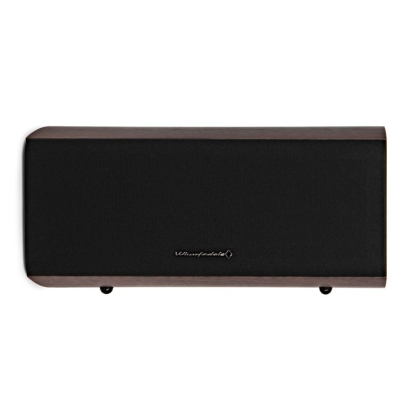Wharfedale Diamond 9.CS Walnut Centre Speaker Front View With Grille