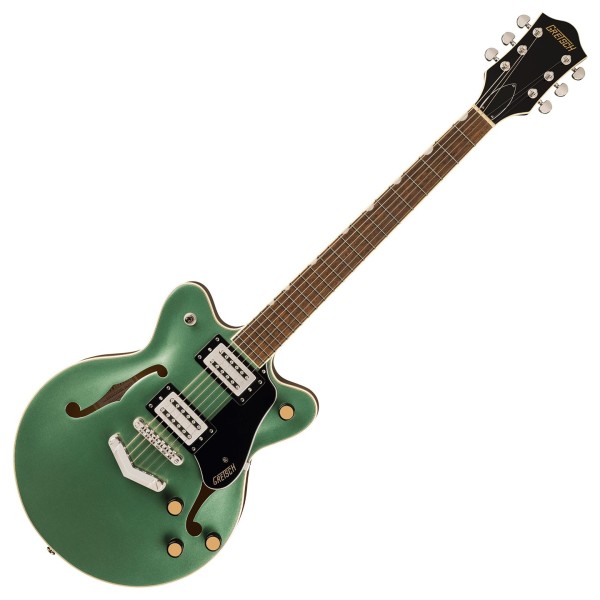 Gretsch G2655 Streamliner Center Block Jr. Double-Cut with V-Stoptail, Steel Olive