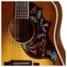 Gibson Custom Hummingbird Elegant Koa, Honey Burst - soundhole