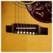 Gibson Custom Hummingbird Elegant Koa, Honey Burst - bridge
