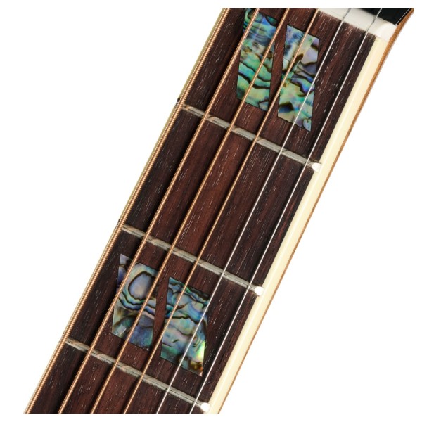 Gibson Custom Hummingbird Elegant Koa, Honey Burst - abalone inlays