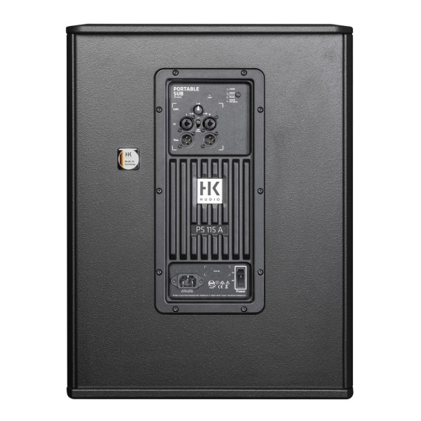 HK Audio Portable SUB 115 A 15" Active PA Subwoofer - Rear