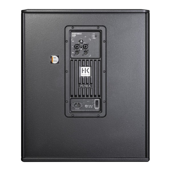 HK Audio Portable SUB 118 A 18" Active PA Subwoofer - Rear