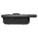 GSJ Compact Polycarbonate Violin Case with Detachable Bow Case, Black Weave 2
