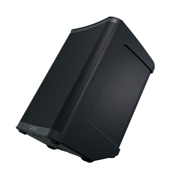 QSC CB10 Compact Battery-Powered Loudspeaker System - Monitor Angle