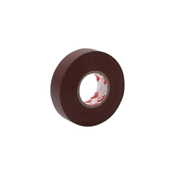 eLumen8 Premium PVC Insulation Tape 2702 19mm x 33m, Brown