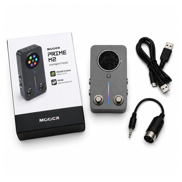 Mooer Prime M2 / GWF4 セット Mooer Prime M2 Intelligent Multi-Effects Pedal at Gear4music