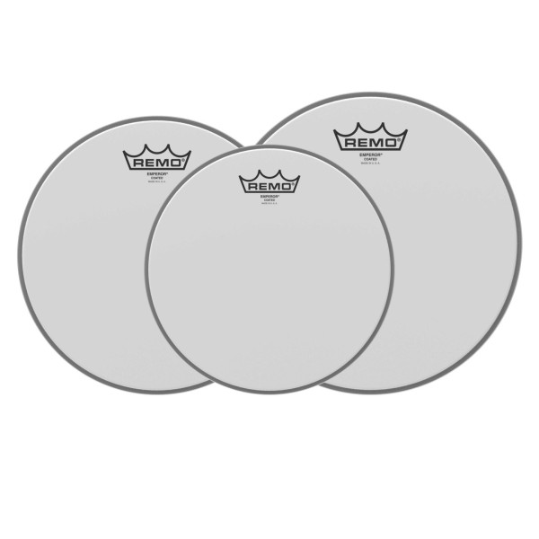 Remo Emperor Coated Tom Pack - 10, 12, 14'' Heads