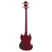 Epiphone EB-3 SG Bass, Cherry - back