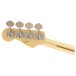 Fender Made in Japan Hybrid II 2026 Collection Jazz Bass PJ RW, Satin Black - back of headstock