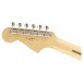 Fender Made in Japan Hybrid II 2026 Collection Jazzmaster RW, Satin Black - back of headstock
