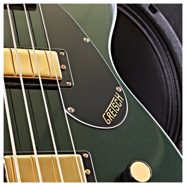 Gretsch Limited Edition Streamliner Jet Club Bass Single-Cut, Gold Hardware, Cadillac Green - lifestyle image 4