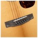 Cort Gold MC6 Ovangkol, Natural Gloss - bridge