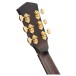 Cort Gold MC6 Ovangkol, Natural Gloss - back of headstock