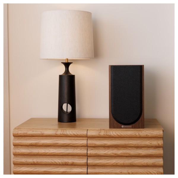Monitor Audio Silver 50 8G Bookshelf Speakers (Pair), European Walnut - lifstyle 2 