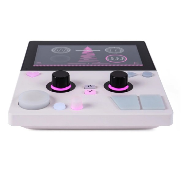 First Love Visual FM Synthesizer, White - Front Top