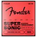 Fender SuperSonic 150R Guitar Strings, Pure Nickel, Ball End, Gauges .010-.046