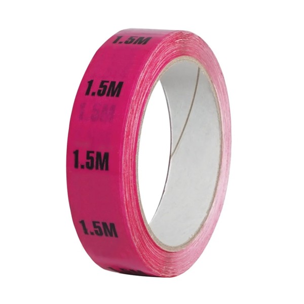 eLumen8 Cable Length ID Tape 24mm x 33m, 1.5m Bright Pink