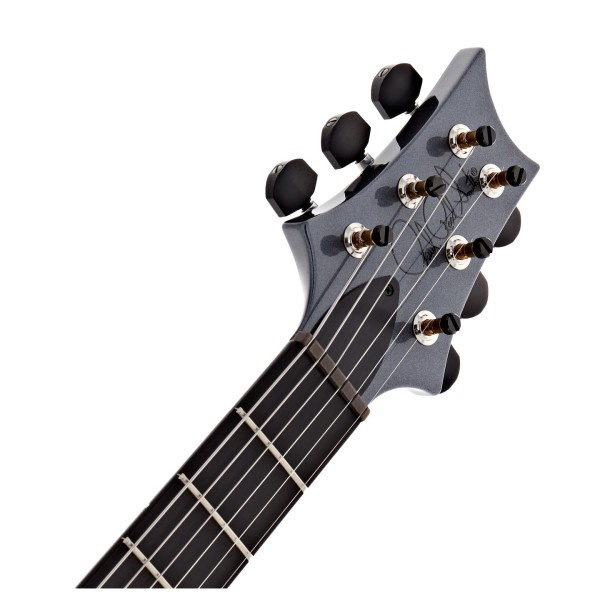 PRS Jonathan Jourdan Limited Edition, Gunmetal Metallic - headstock