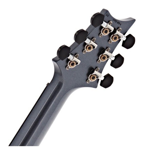 PRS Jonathan Jourdan Limited Edition, Gunmetal Metallic - back of headstock
