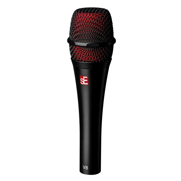 sE Electronics V8 Supercardiod Microphone, Matte Black - Angle 2