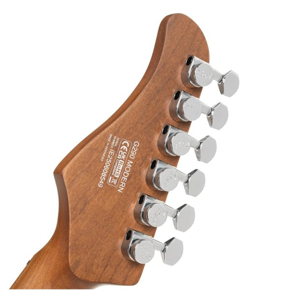 Cort G290 Modern, Dusty Rose - back of headstock