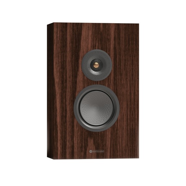 Monitor Audio Silver On-Wall 8G Speakers (Pair), European Walnut - driver 