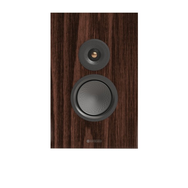 Monitor Audio Silver On-Wall 8G Speakers (Pair), European Walnut - front 