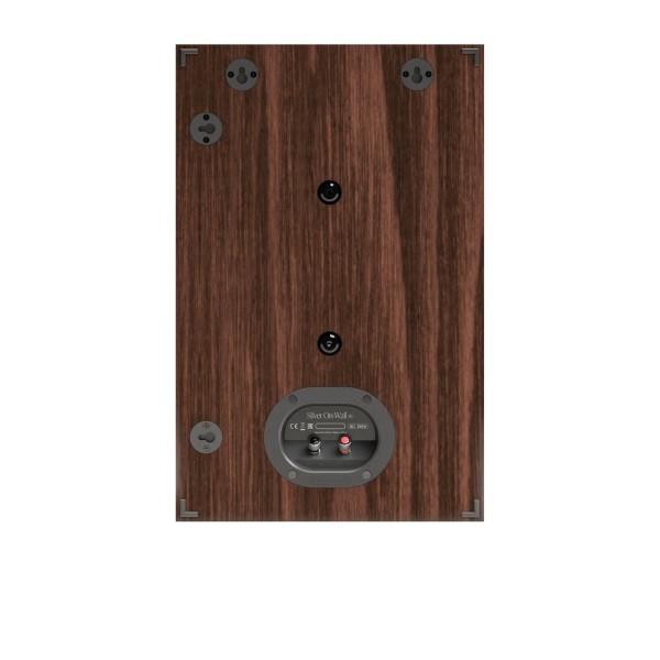 Monitor Audio Silver On-Wall 8G Speakers (Pair), European Walnut - rear 