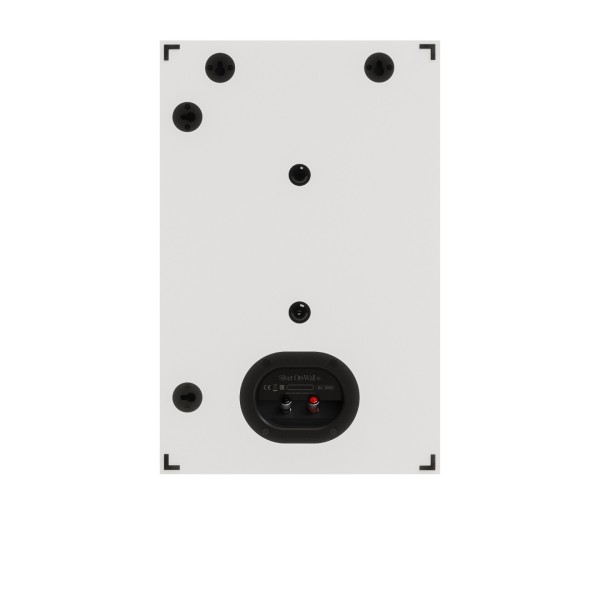 Monitor Audio Silver On-Wall 8G Speakers (Pair), Satin White - rear
