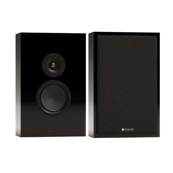Monitor Audio Silver On-Wall 8G Speakers (Pair), High Gloss Black