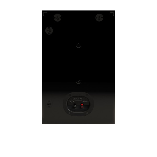 Monitor Audio Silver On-Wall 8G Speakers (Pair), High Gloss Black - rear 
