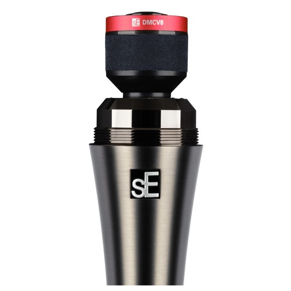 sE Electronics V8 Supercardiod Microphone, Graphite Grey - Capsule
