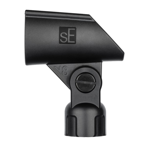 sE Electronics V8 Supercardiod Microphone, Graphite Grey - Clip
