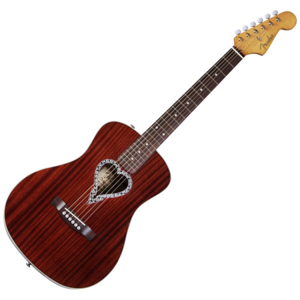 【希少】FENDER Alkaline Trio Malibu アコースティック Fender Alkaline Trio Malibu Folk Acoustic Guitar, Natural at