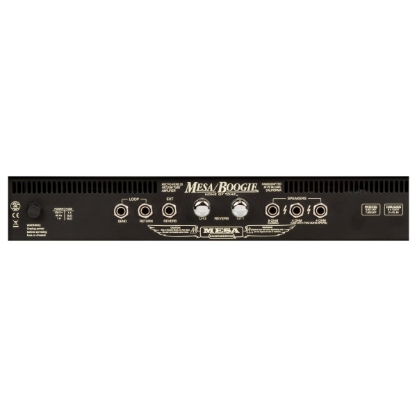 Mesa Boogie Recto-Verb Twenty Five 1x12 Combo control panel rear