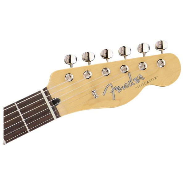 Fender Made in Japan Hybrid II Telecaster SH RW, Satin Shell Pink - headstock