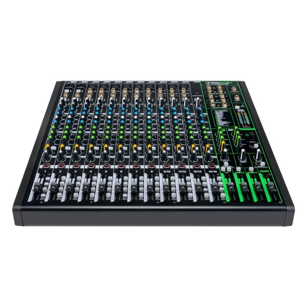 Mackie ProFX16v3 16-Channel Analog Mixer with USB, Top and Front