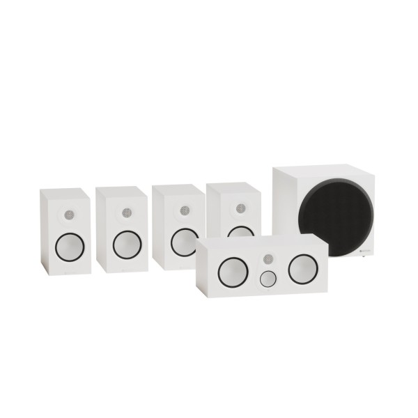 Monitor Audio Silver 50 8G 5.1 AV System, Satin White - main 
