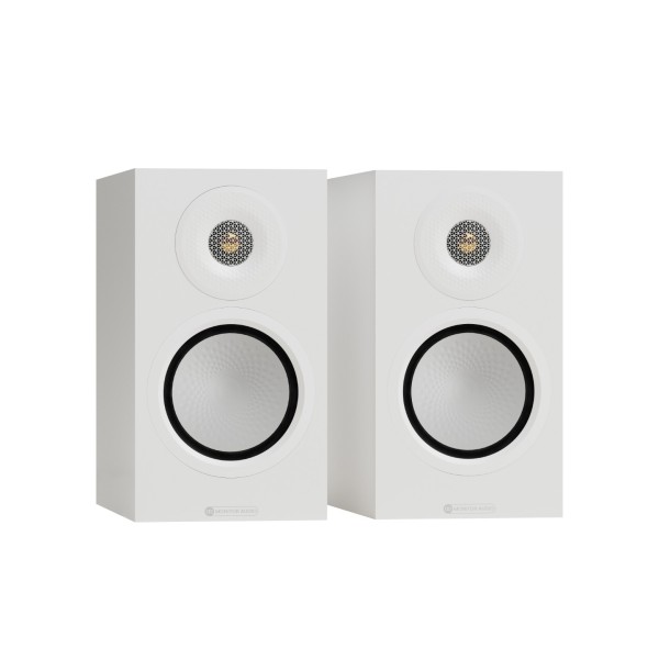 Monitor Audio Silver 50 8G Bookshelf Speakers (Pair), Satin White - main 