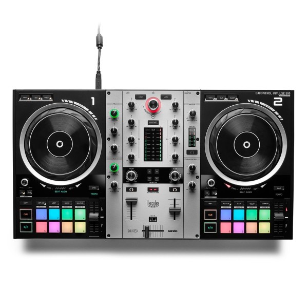 Hercules DJ Control Inpulse 500 Silver Edition - Top