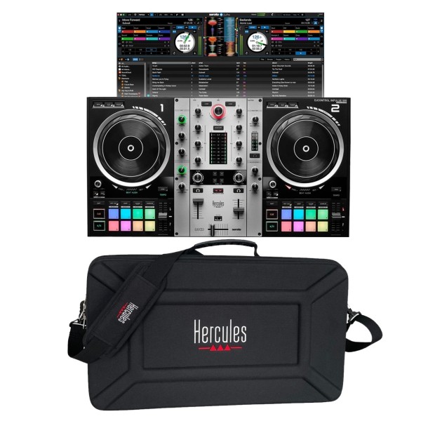 Hercules DJ Control Inpulse 500 with Serato DJ Pro, Silver Edition - Bundle